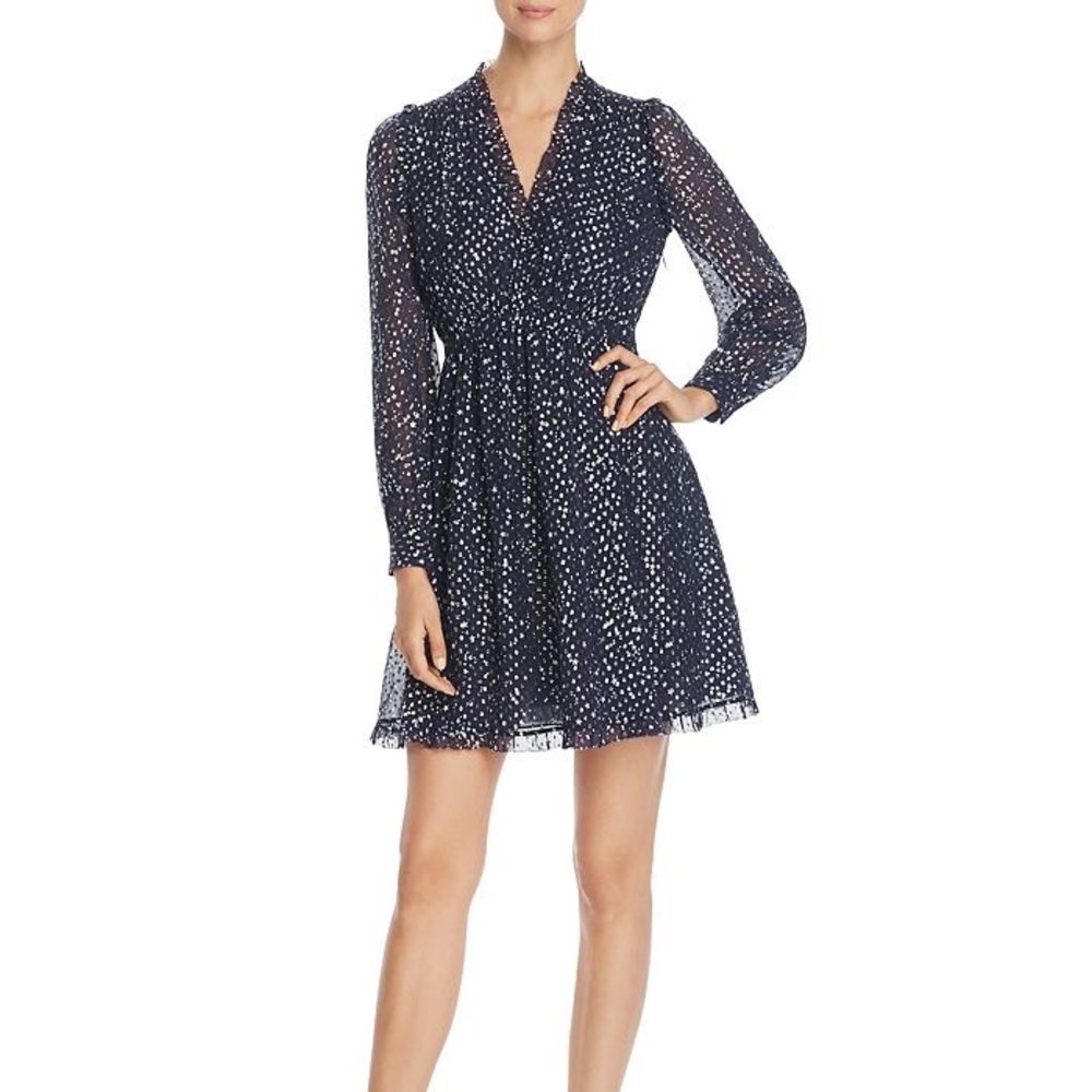 Kate Spade - NWT - Night Sky Lurex Dot Mini Dress (size 10)